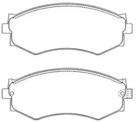 Комплект тормозных колодок, дисковый тормоз AISIN купить